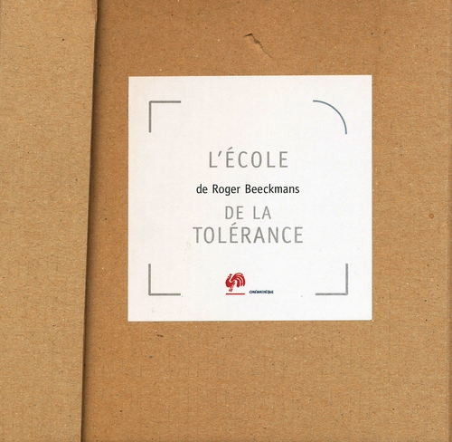 Couverture L'ÉCOLE DE LA TOLÉRANCE - COFFRET DVD