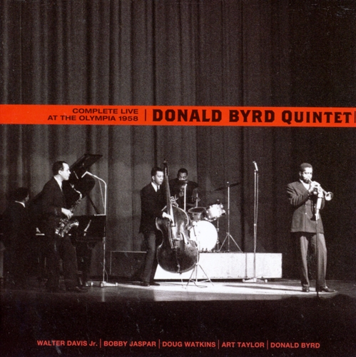 Couverture COMPLETE LIVE AT THE OLYMPIA 1958 de Donald BYRD QUINTET