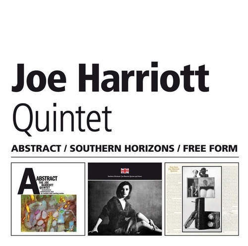 Couverture ABSTRACT/SOUTHERN HORIZONS/FREE FORM de Joe HARRIOTT QUINTET