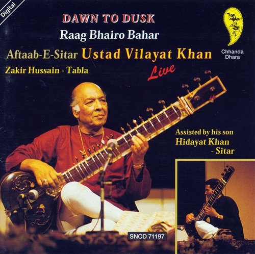 Couverture DAWN TO DUSK: RAAG BHAIRO BAHAR de Vilayat KHAN