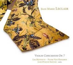 Couverture CONCERTOS VIOLON OP.7 de Jean-Marie LECLAIR