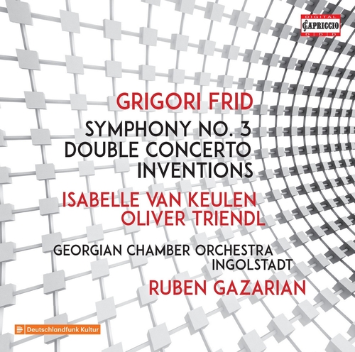 Couverture SYMPHONY 3 / DOUBLE CONCERTO / INVENTIONS de Grigori FRID