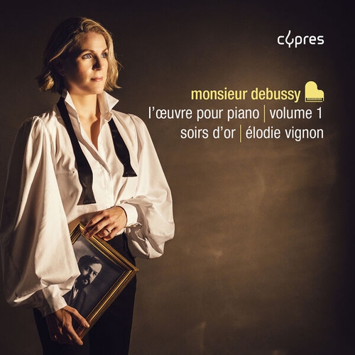 Couverture MONSIEUR DEBUSSY - L'OEUVRE POUR PIANO VOL.1 - SOIRS D'OR de Claude DEBUSSY