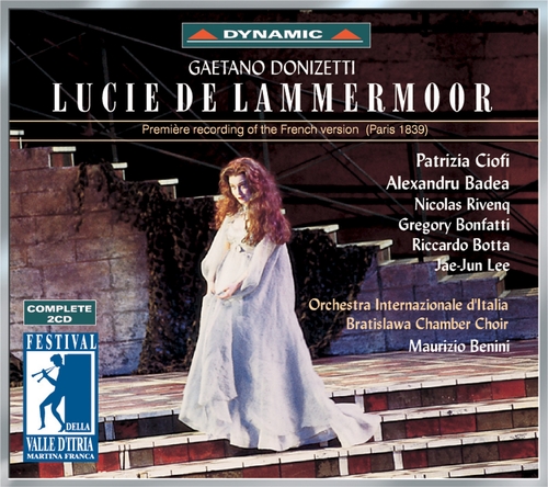 Couverture LUCIE DE LAMMERMOOR (VERS. FRANCAISE) de Gaetano DONIZETTI