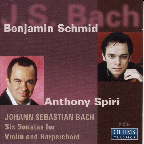 Couverture SONATE VIOLON CLAVIER 1-6 BWV 1014-1019, BWV 1021,1023 de Johann Sebastian BACH