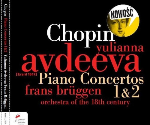 Couverture CONCERTO PIANO 1,2 de Fryderyk [Frédéric] CHOPIN