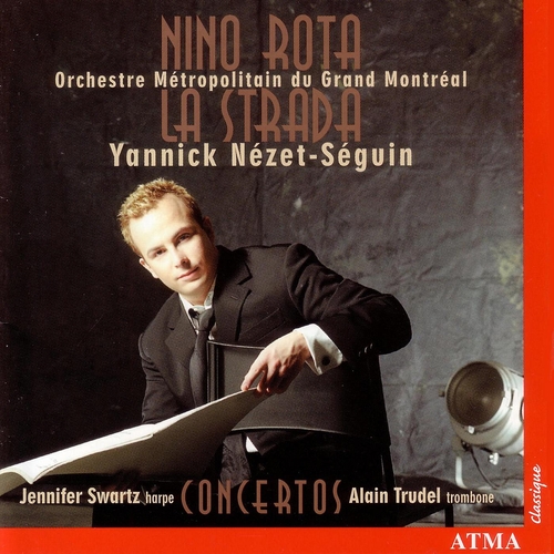 Couverture STRADA / CONCERTO HARPE / CONCERTO TROMBONE de Nino ROTA