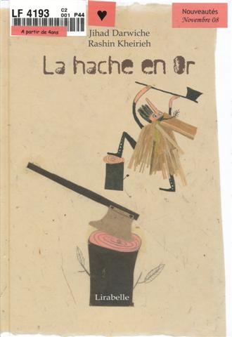 Couverture LA HACHE EN OR de CONTE TRADITIONNEL IRAN