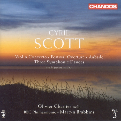Couverture CONCERTO VIOLON / FESTIVAL OVERTURE / AUBADE / 3 DANSES SY. de Cyril SCOTT