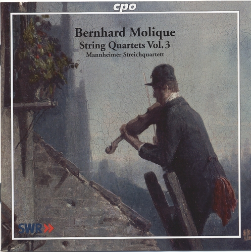 Couverture QUATUOR CORDES 1,2 de Bernhard MOLIQUE