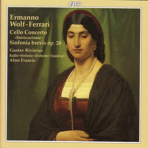 Couverture CONCERTO VIOLONCELLE "INVOCAZIONE" / SINFONIA BREVIS OP.28 de Ermanno WOLF-FERRARI