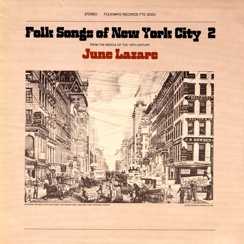 Couverture FOLK SONGS OF NEW-YORK CITY, VOL.2