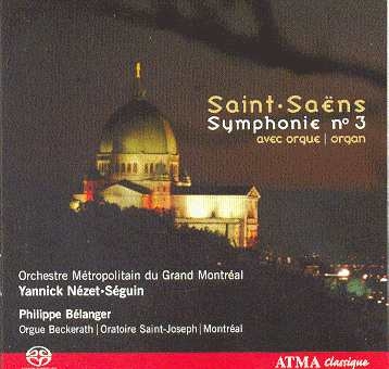 Couverture SYMPHONIE 3 "ORGUE" (+VIERNE / WIDOR / GUILMANT) de Camille SAINT-SAËNS