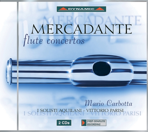 Couverture CONCERTOS FLUTE de Saverio MERCADANTE