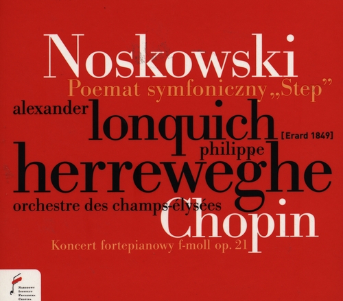 Couverture CONCERTO PIANO 2 (+ NOSKOWSKI) de Fryderyk [Frédéric] CHOPIN
