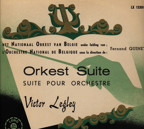 Couverture SUITE ORCHESTRE de Victor LEGLEY