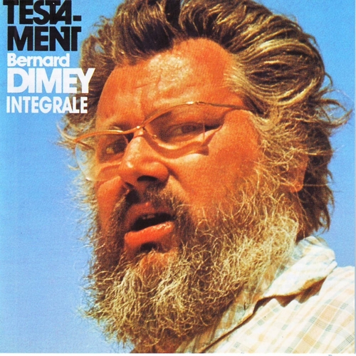 Couverture TESTAMENT de Bernard DIMEY