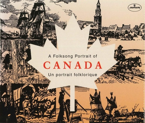 Couverture A FOLKSONG PORTRAIT OF CANADA