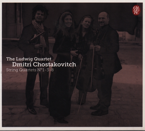 Couverture QUATUOR CORDES  1,3,8 de Dmitri CHOSTAKOVITCH