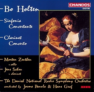 Couverture SINFONIA CONCERTANTE / CONCERTO CLARINETTE de Bo HOLTEN