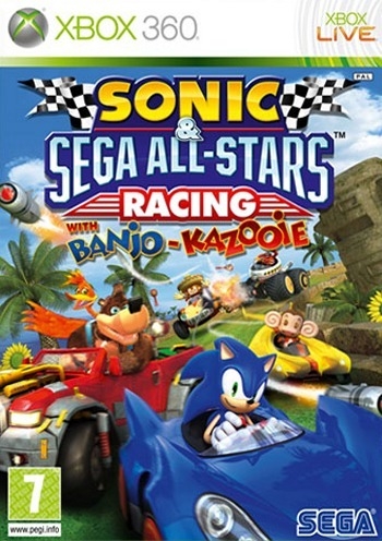 Couverture SONIC & SEGA ALL-STARS RACING - XBOX360
