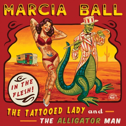 Couverture TATTOOED LADY AND THE ALLIGATOR MAN de Marcia BALL