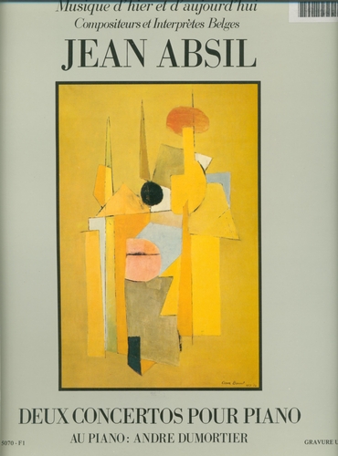 Couverture CONCERTO PIANO 1,2 de Jean ABSIL