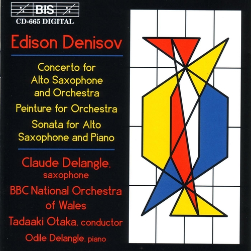 Couverture CONCERTO ALTO SAXOPHONE / PEINTURE ORCHESTRE / ... de Edison Vasil'yevich DENISOV