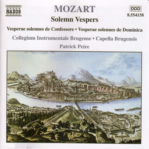 Couverture VESPERAE DE DOMENICA / VESPERAE SOLENNES DE CONFESSORE de Wolfgang Amadeus MOZART