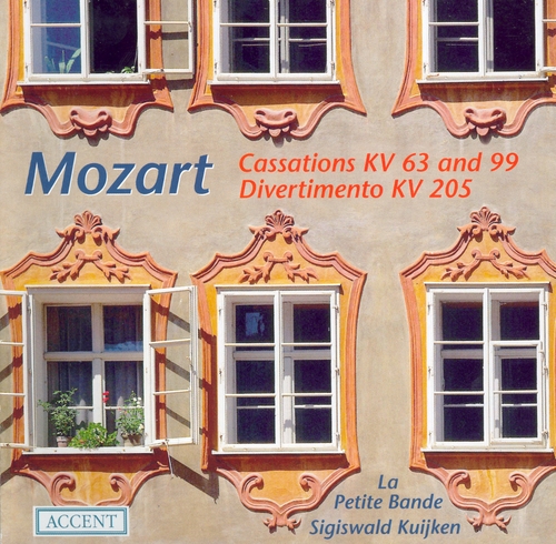 Couverture CASSATION K.63 & 99 / DIVERTIMENTO K.205 de Wolfgang Amadeus MOZART