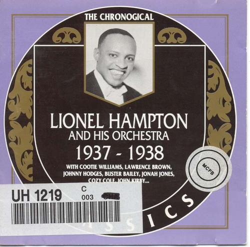 Couverture 1937-1938 de Lionel HAMPTON & HIS ORCHESTRA