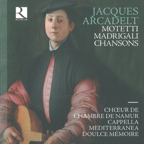 Couverture MOTETTI MADRIGALI CHANSONS de Jacques [Jacob] ARCADELT