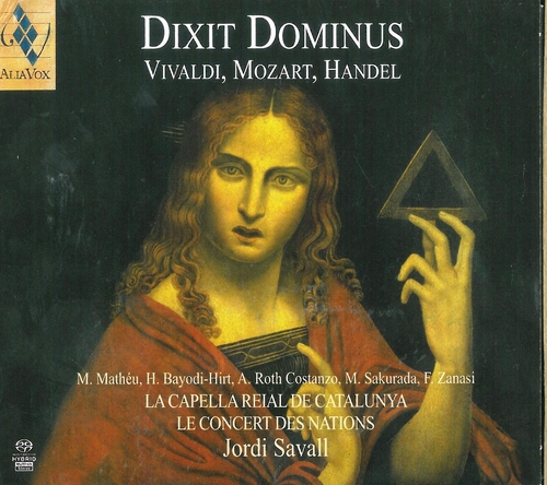 Couverture DIXIT DOMINUS (+ MOZART/ + HAENDEL) de Antonio VIVALDI