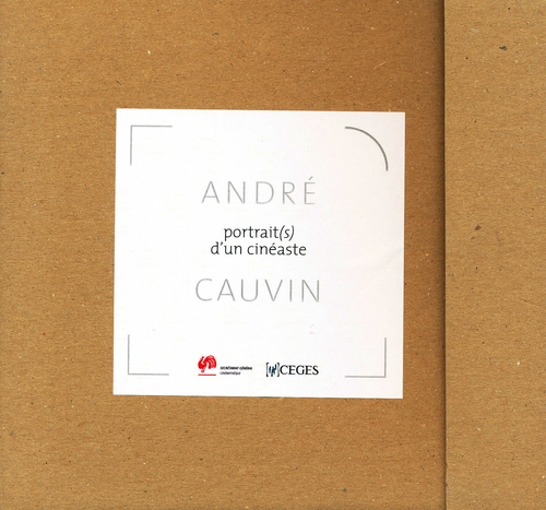 Couverture ANDRÉ CAUVIN
