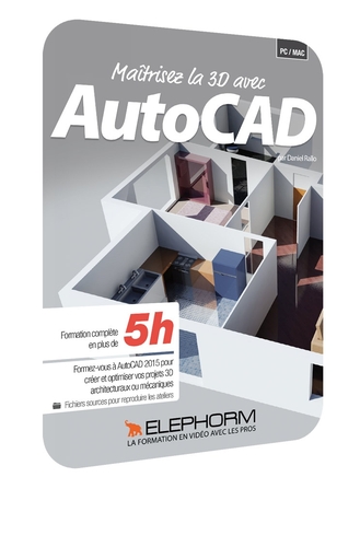 Couverture AUTOCAD 2015 - LES TECHNIQUES DE DESSIN 3D