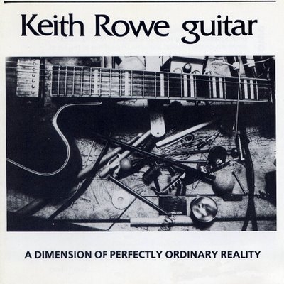Couverture A DIMENSION OF PERFECTLY ORDINARY REALITY de Keith ROWE