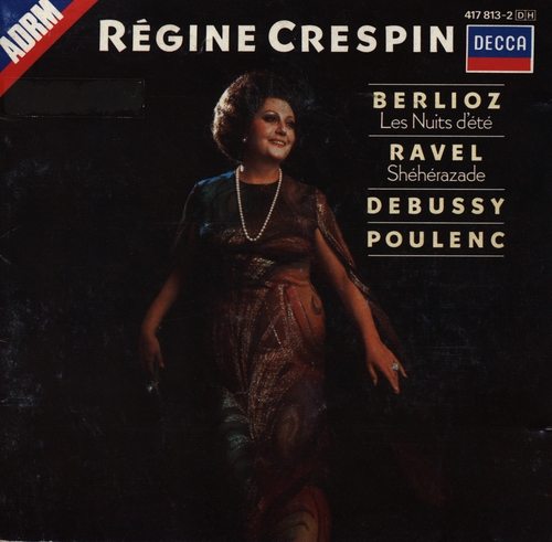 Couverture NUITS D'ETE (+ RAVEL: SHEHERAZADE /DEBUSSY /POULENC) de Hector BERLIOZ