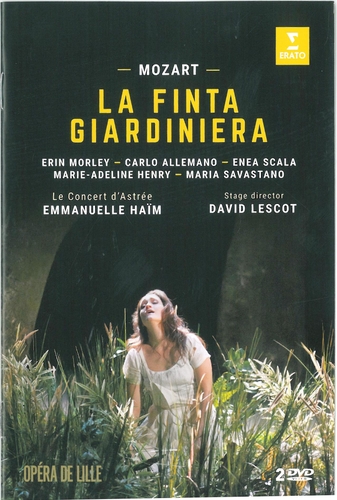 Couverture LA FINTA GIARDINIERA de Wolfgang Amadeus MOZART