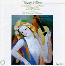 Couverture MELODIES - "VOYAGE A PARIS" de Francis POULENC