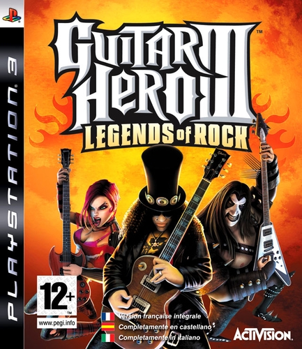 Couverture GUITAR HERO III + GUITARE - PS3
