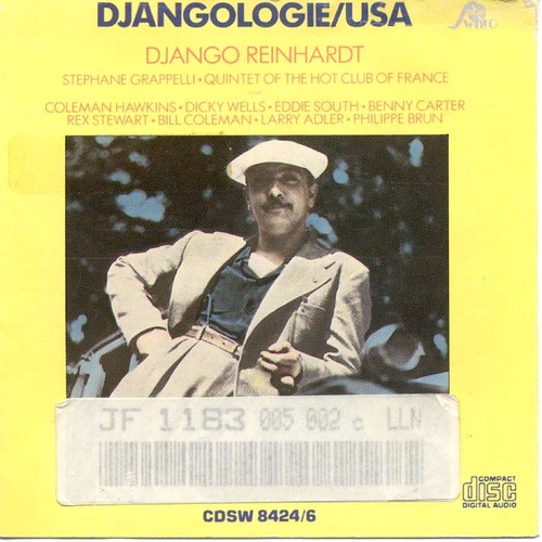 Couverture DJANGOLOGIE USA 2 de Django REINHARDT