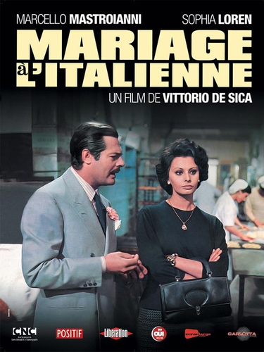 Couverture MARIAGE À L'ITALIENNE de Vittorio DE SICA