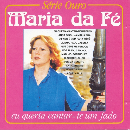 Couverture EU QUERIA CANTAR-TE UM FADO de Maria DA FE