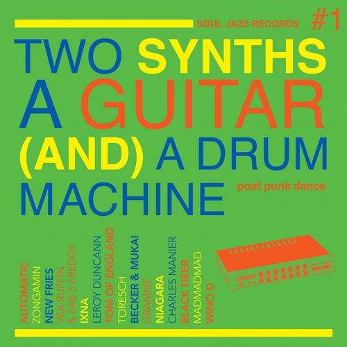 Couverture TWO SYNTHS A GUITAR AND A DRUM MACHINE