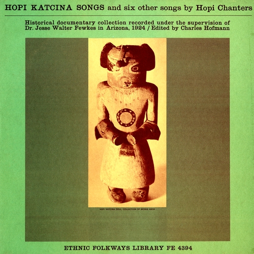 Couverture HOPI KATCINA SONGS & SIX SONGS BY HOPI CHANTERS