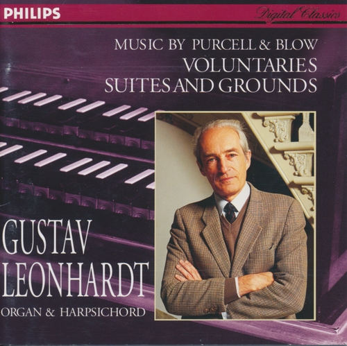 Couverture CLAVECIN - VOLUNTARIES, SUITES AND GROUNDS (+ BLOW) de Henry PURCELL