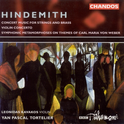 Couverture CONCERTO VIOLON / KONZERTMUSIK OP.50 / METAMORPHOSES SY. de Paul HINDEMITH