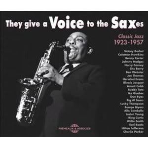 Couverture THEY GIVE A VOICE TO THE SAXES (CLASSIC JAZZ 1923-1957)