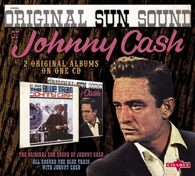 Couverture ALL ABOARD THE BLUE TRAIN & ORIGINAL SUN SOUND de Johnny CASH