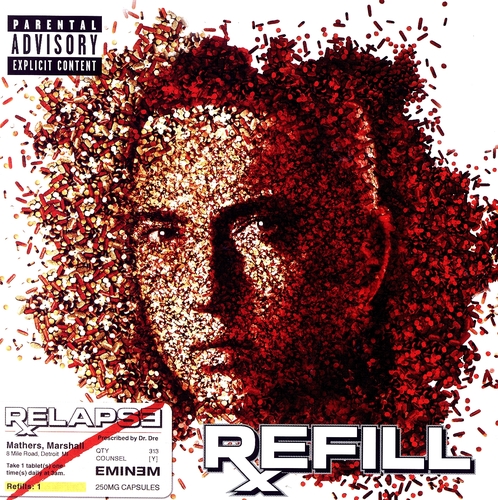 Couverture RELAPSE: REFILL de EMINEM